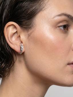 Palmonas - Crystal Arc 925 Sterling Silver Earrings