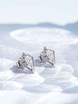 Palmonas - Prism Marquise-Cut 925 Sterling Silver Studs