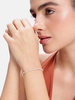 MINOUS - 925 Silver Tulsi Beads Bracelet