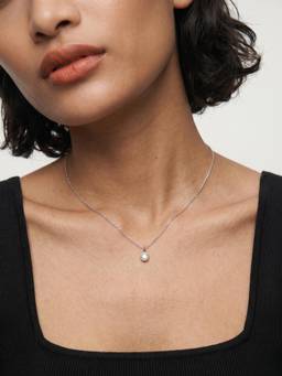 Palmonas - Minimal Round 925 Sterling Silver Necklace