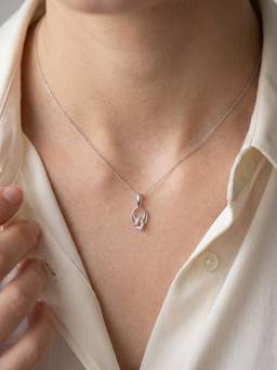 Palmonas - Connected Circle 925 Sterling Silver Necklace