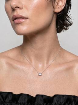 Palmonas - Sapphire Blue Crystal 925 Sterling Silver Necklace