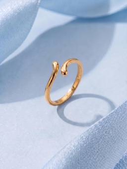 Palmonas - Fluid Bypass 925 Sterling Silver Open Adjustable Ring