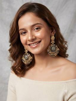 VENI - Brass Gold-Plated Earrings