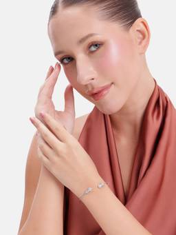 MINOUS - 925 Silver Bloomline Elegance Harmony Cuff