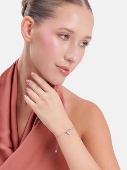 MINOUS - 925 Silver Luna Butterfly Bead Bracelet