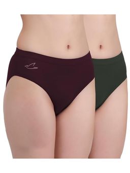 FREECULTR - Womens Micro Modal Mid Rise Hipster with Medium Rear Coverage (Pack of 2)