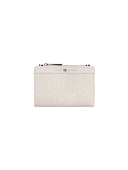Tommy Hilfiger - Women's Bi-Fold Side Zipper Wallet Kerry - Off White