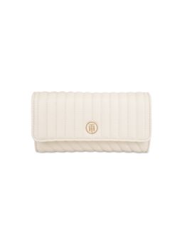 Tommy Hilfiger - Women's Flap Wallet With Sling Marquis - Off White