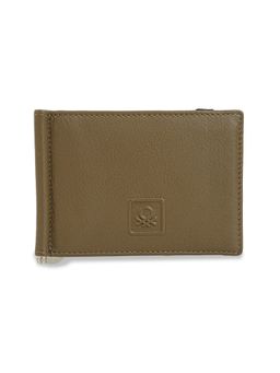 United Colors of Benetton - Men's Money clip Wallet Bencor - Taupe