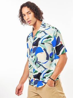 Bewakoof - Men's Multicolor All Over Printed Shirt