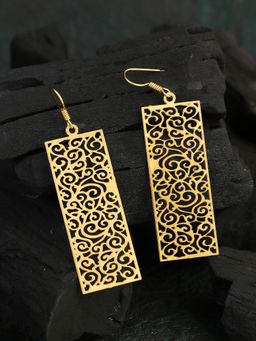 Adwitiya - Gold-Plated Handcrafted Earrings