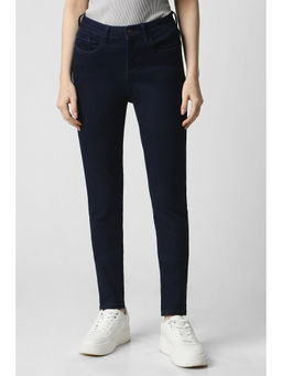 Van Heusen - Women Navy Dark Wash Skinny Fit Jeans