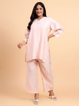 Bani Women - Woven V-Neck Co-Ord (Set of 2)