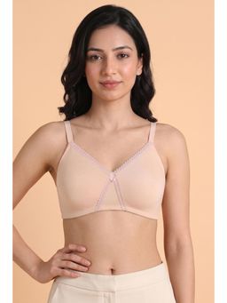 Zivame - Essentials Double Layered Non Wired Full Coverage T-Shirt Bra - Cloud Beige