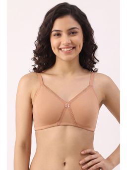 Zivame - Essentials Double Layered Non Wired Full Coverage T-Shirt Bra - Sirocco