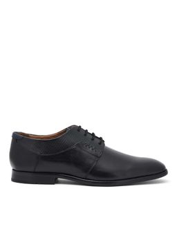 Ruosh - Black Solid-plain Lace Ups