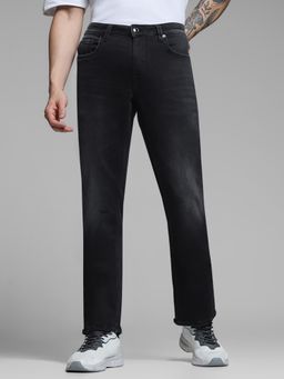 Jack & Jones - Jack and Jones Black Regular Fit Jeans
