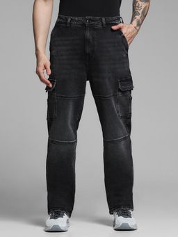 Jack & Jones - Jack and Jones Black Loose Fit Jeans