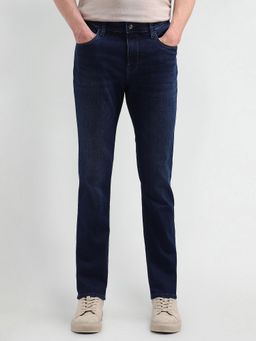 Arrow Sports - Men'S Blue Solid/Plain Jeans