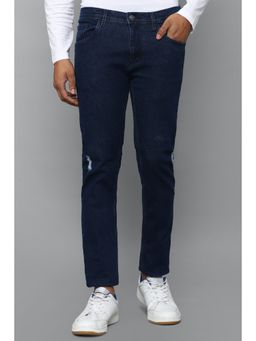 Allen Solly - Men Navy Skinny Fit Dark Wash Jeans