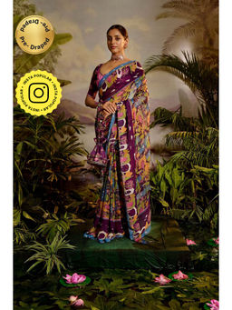 Baise Gaba - Samandar Saree with Stitched Blouse