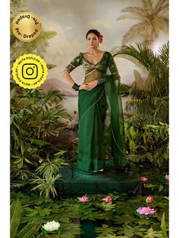 Baise Gaba - Taru Saree with Stitched Blouse