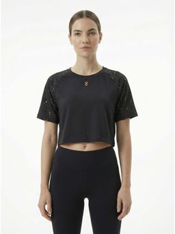Cardio Bunny - Women's Slim Fit Cropped T-Shirt