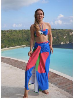 Keepfit - Multicolour Bikini Bra With Skirt & Brief