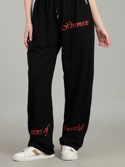 XTREMEX - Pure Cotton Dragondual Women Loose Fit Printed Trackpant
