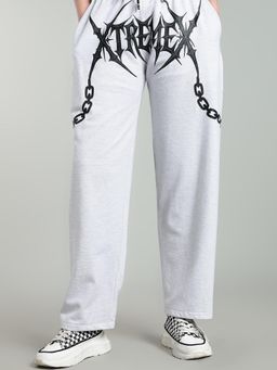 XTREMEX - Pure Cotton Linked Women Loose Fit Printed Trackpant