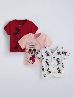 Hopscotch - Multi-Color Character V-Neck T-Shirts (Pack of 3)