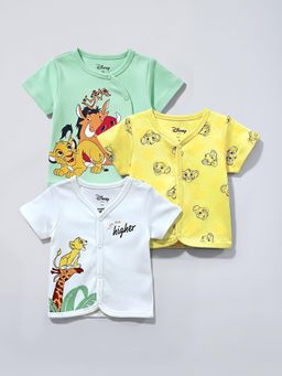 Hopscotch - Multi-Color Character V-Neck T-Shirts (Pack of 3)