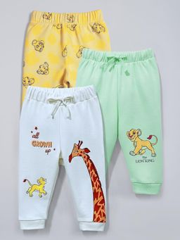Hopscotch - Multi-Color Character Joggers (Pack of 3)