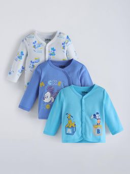 Hopscotch - Multi-Color Character V-Neck T-Shirts (Pack of 3)