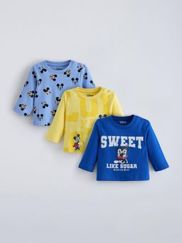 Hopscotch - Multi-Color Character Round Neck T-shirts (Pack of 3)