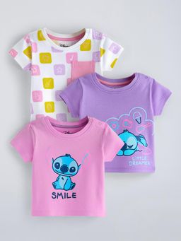 Hopscotch - Multi-Color Character Round Neck T-shirts (Pack of 3)