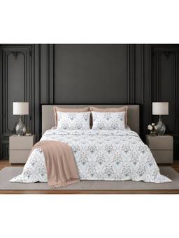 Sparsh - Dhola Maru Multi-Color Double Bedsheet with Pillow Covers