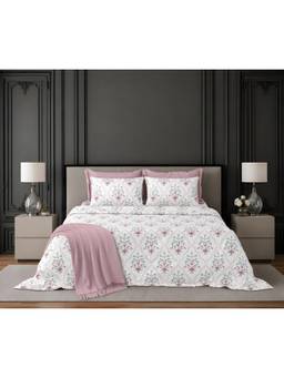 Sparsh - Dhola Maru Multi-Color Double Bedsheet with Pillow Covers
