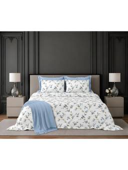 Sparsh - Dhola Maru Multi-Color Double Bedsheet with Pillow Covers