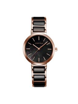 Aries Gold - Belle Quartz Watch With Ceramic Strap Sapphire Glass For Womens- L 5037Z Rg-Bk