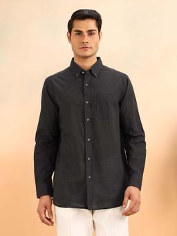 Fabindia - Charcoal Cotton Shirt