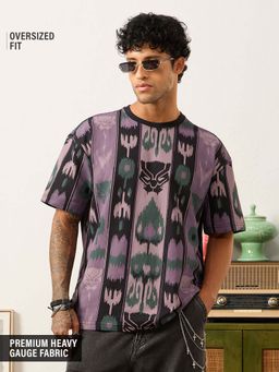 The Souled Store - Official Black Panther: Desi King Men Oversized T-shirts
