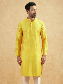KISAH - Men Yellow Kurta