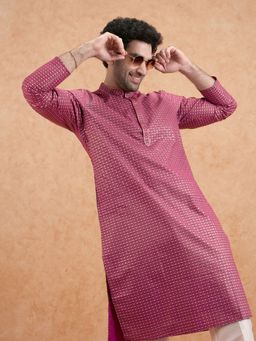 KISAH - Men Pink Kurta