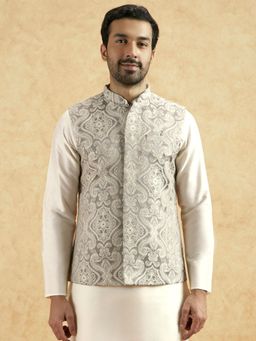 KISAH - Men Grey Nehru Jacket