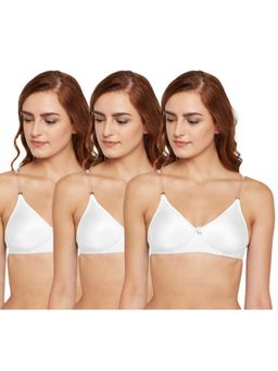 Bodycare - Pack of 3 Perfect Coverage Bra In White Colour