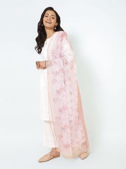 Fabindia - Natural Cotton Silk Printed Dupatta