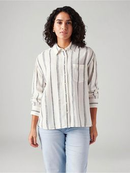 Levi's - Women's Striped Regular Fit Shirt