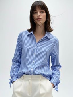 Outzidr - Blue Button Down Shirt